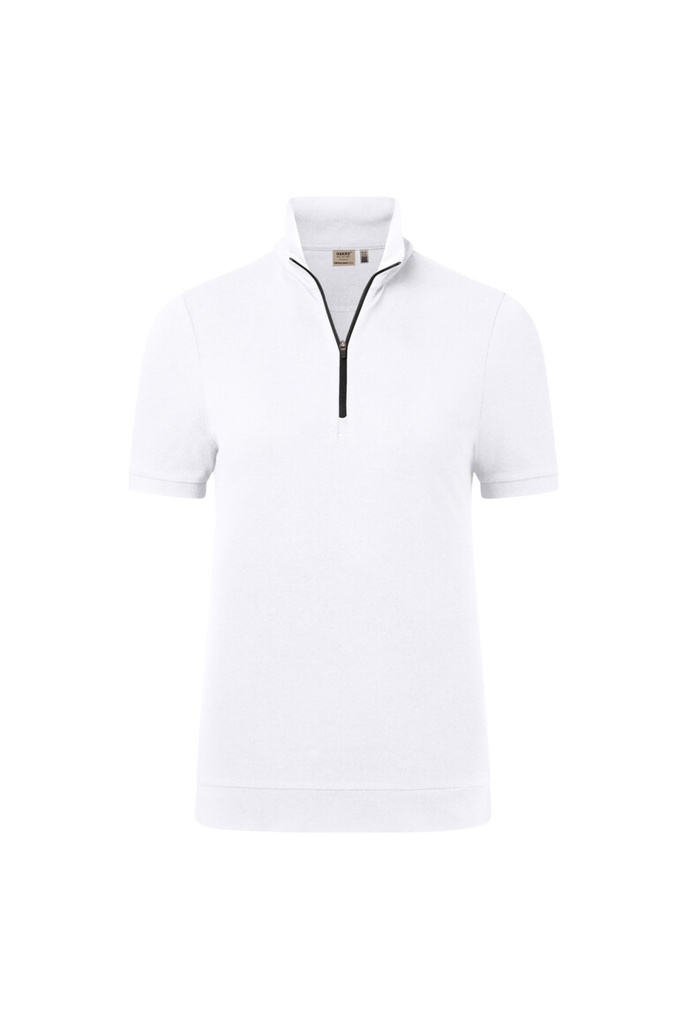334 HAKRO Damen Zip-Shirt Piqué MIKRALINAR® ECO