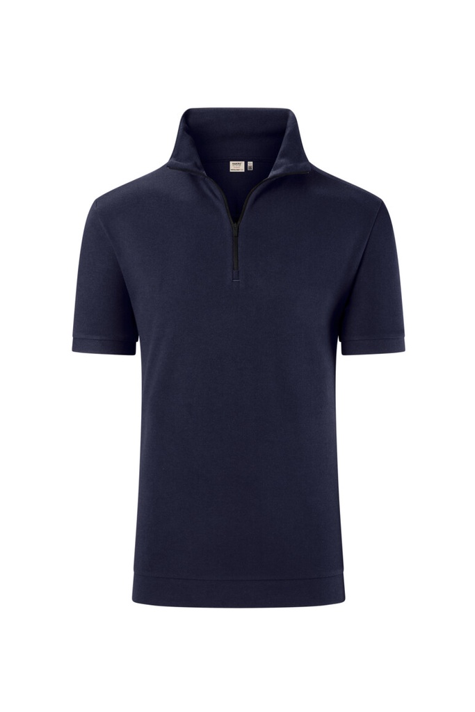 534 HAKRO Zip-Shirt Piqué MIKRALINAR® ECO