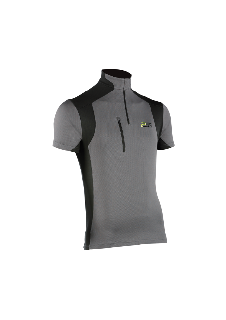 706PSS Funktionsshirt Kurzarm X-treme Skin, grau-schwarz