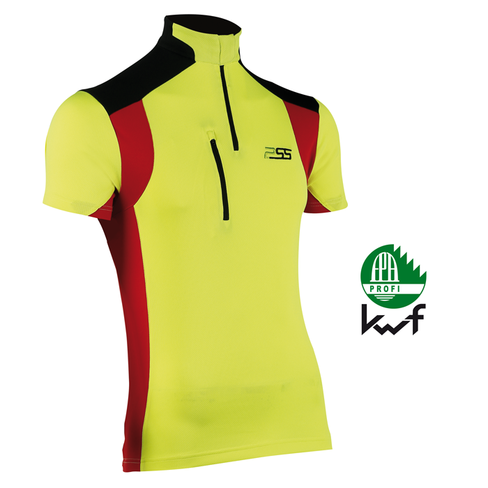 806PSS Funktionsshirt Kurzarm X-treme Skin, rot-gelb