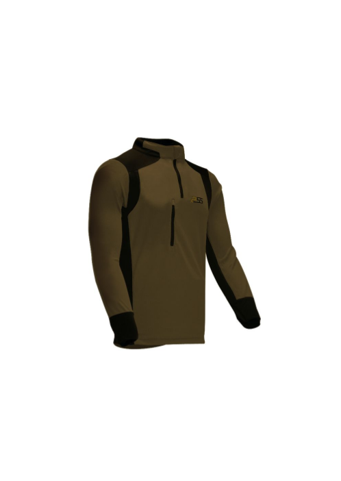 502PSS Funktionsshirt Langarm X-treme Skin, grün-schwarz
