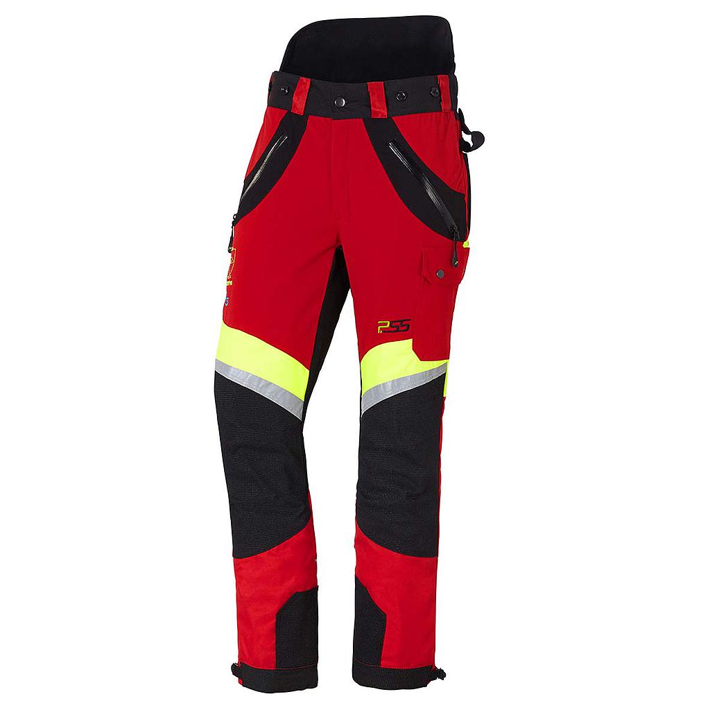 800PSS Schnittschutzhose X-treme Air  5x5 rot-gelb
