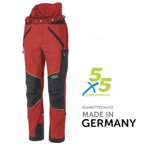 820PSS Schnittschutzhose Xtreme Vectran, 5x5, rot/grau