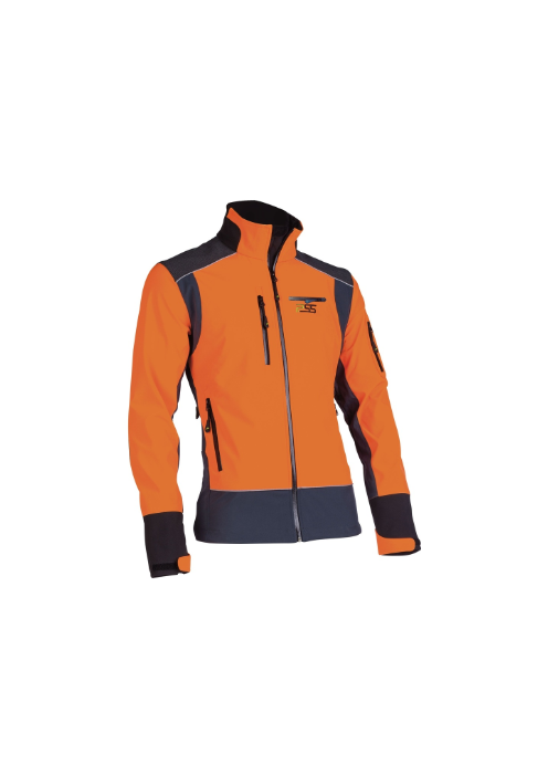 904PSS Softshelljacke X-treme Shell orange-grau