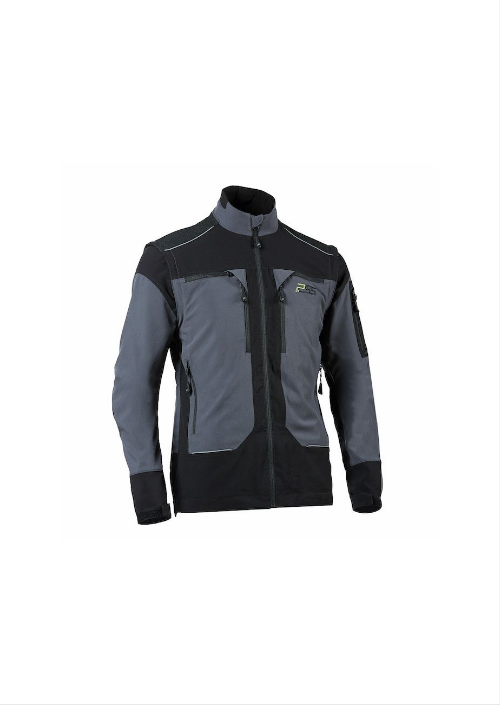703PSS Stretchjacke X-treme Vario grau-schwarz