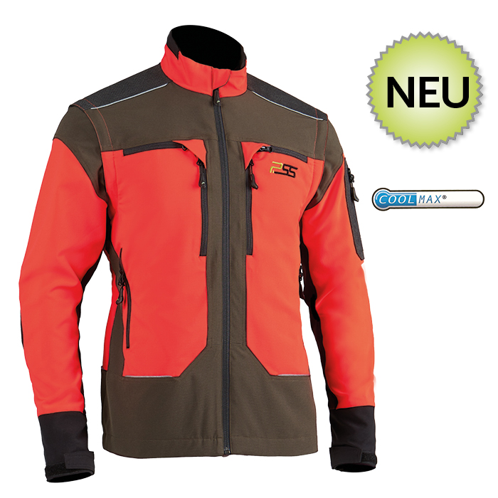 503PSS Stretchjacke X-treme Vario grün-orange