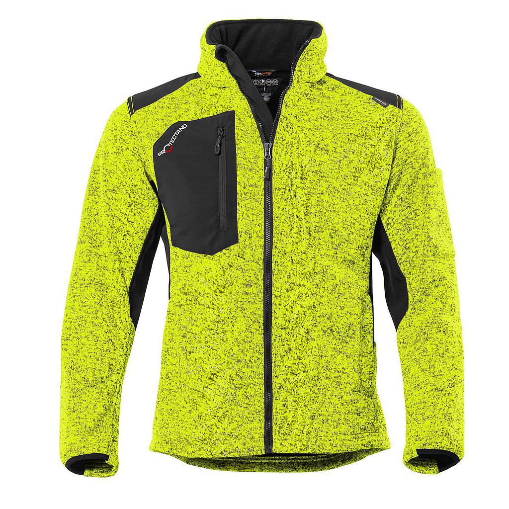 VGCA 40 Qualitex Strickfleecejacke mit Softshell & Cordura