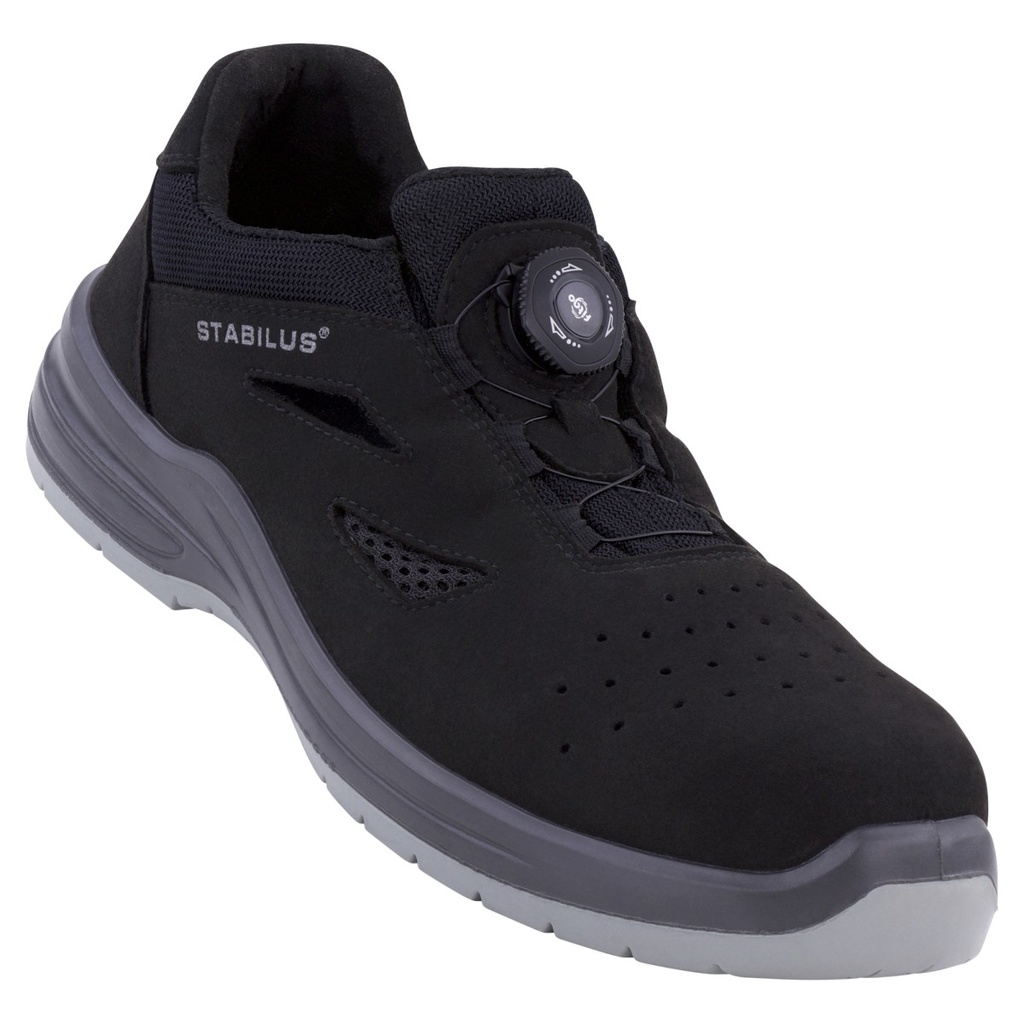 73161 Stabilus Sicherheitsschuh Jorden Black Twist Air ESD S1PL