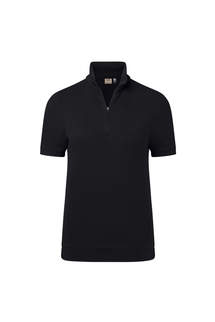 334 HAKRO Damen Zip-Shirt Piqué MIKRALINAR® ECO