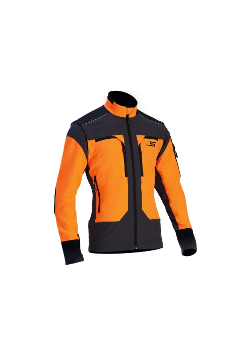 903PSS Stretchjacke X-treme Vario grau-orange