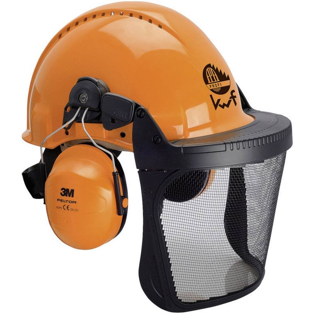3M0315B Peltor Forstschutz-Kombination, orange, Nylongitter