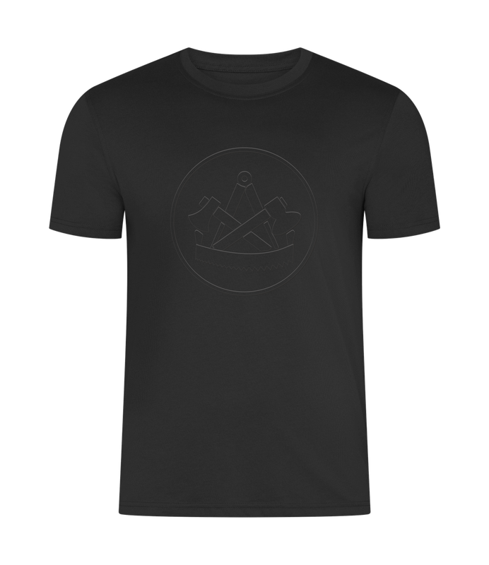 JZTS103 Junger Heavy T-Shirt mit 3D-Zimmererwappen