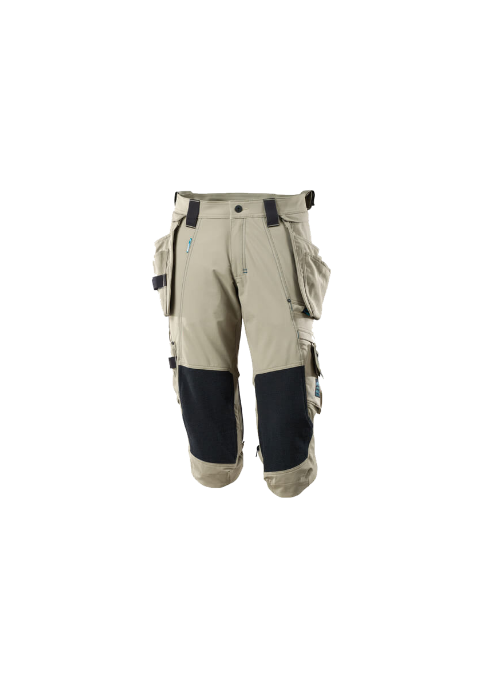 17049-311 Mascot Dreiviertel-Hose, Hängetaschen, Stretchs Dreiviertel-Hose