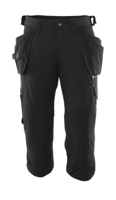 18249-311 Mascot Stretch Handwerker-Dreiviertel-Hose mit Hängetaschen