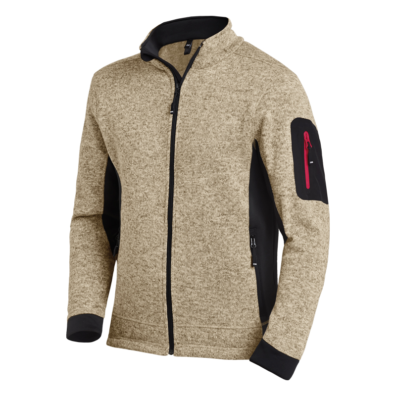 FHB CHRISTOPH Strick-Fleece-Jacke