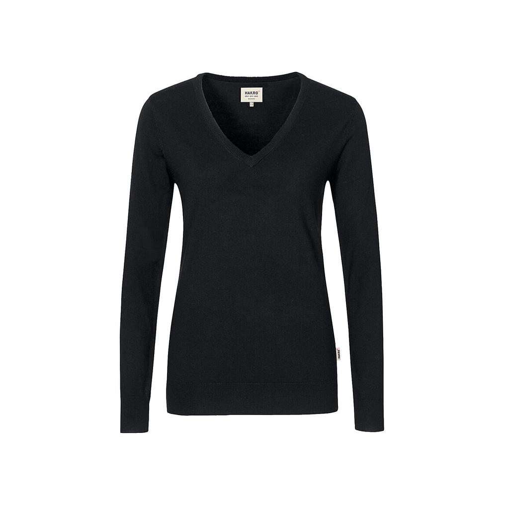 HAKRO Damen V-Pullover Merino-Wool