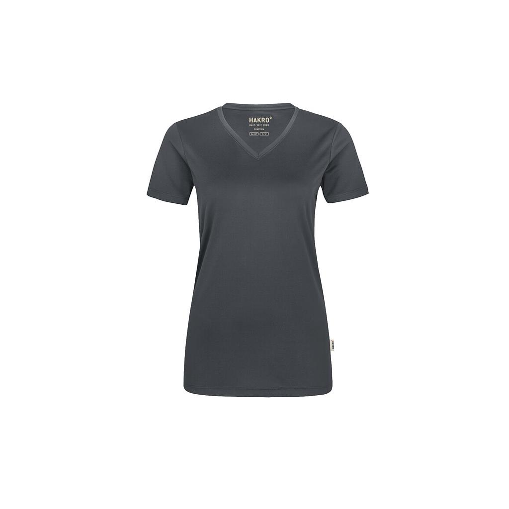 187 HAKRO Damen V-Shirt COOLMAX®