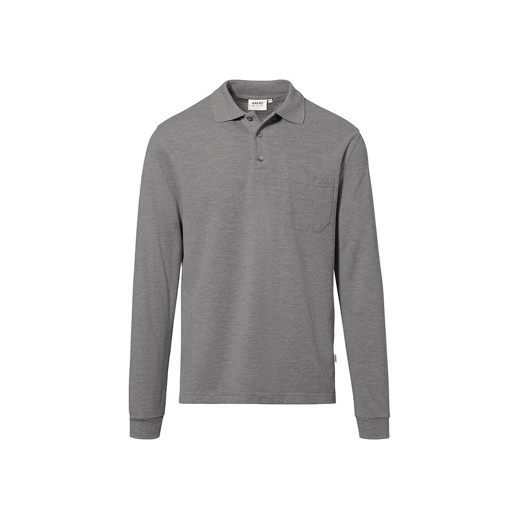 HAKRO Longsleeve-Pocket-Poloshirt Top