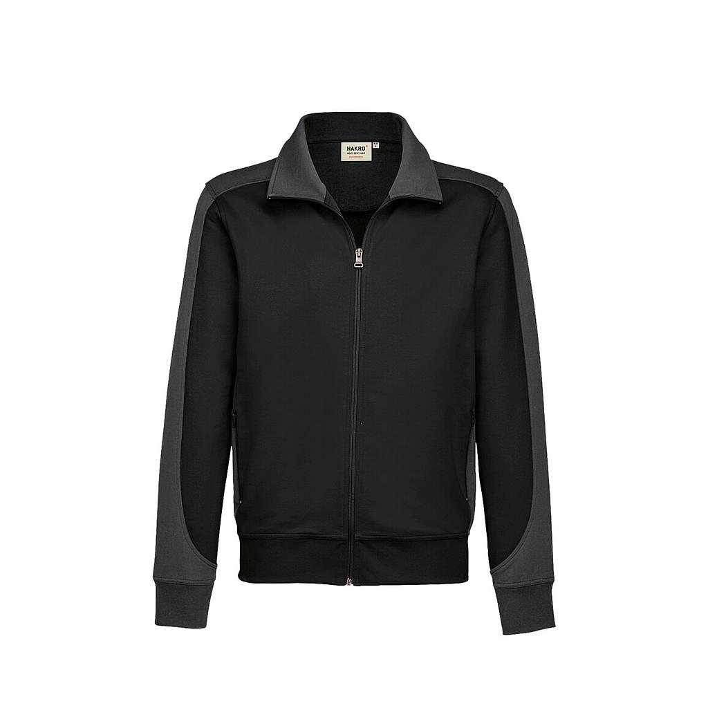 477 HAKRO Sweatjacke Contrast Mikralinar®