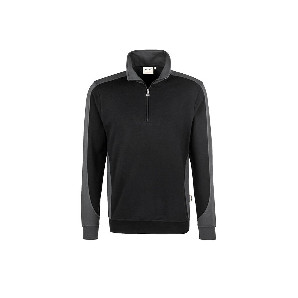 476 HAKRO Zip-Sweatshirt Contrast Mikralinar®