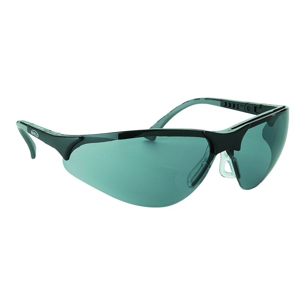 9380 625 Infield Schutzbrille TERMINATOR SCHWARZ PC HC UV SUN 5-2.5 GRAU