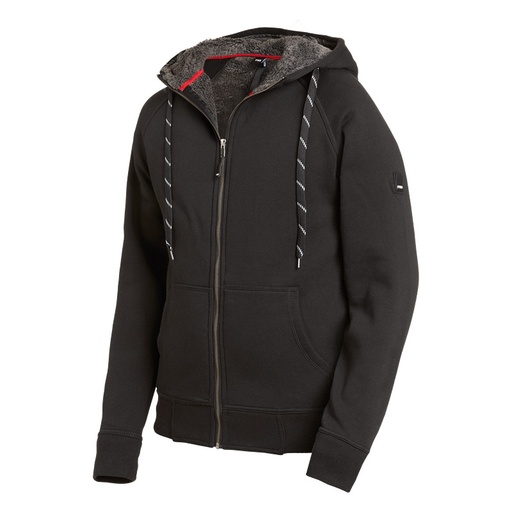 79293 FHB JÖRG Sweater-Jacke mit Kapuze und Webpelz