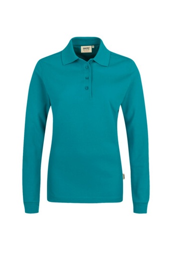 215 HAKRO Damen Longsleeve-Poloshirt Mikralinar®