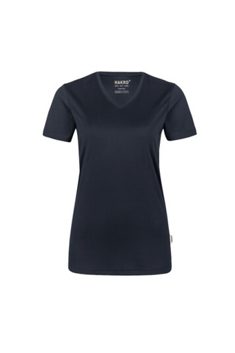 187 HAKRO Damen V-Shirt COOLMAX®