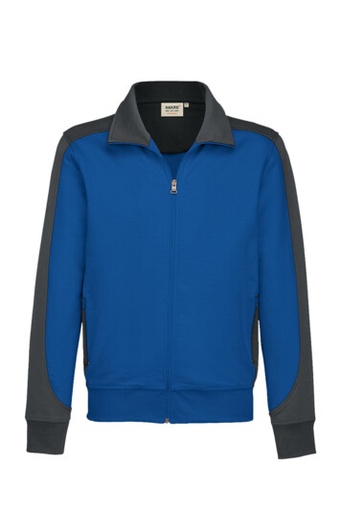 477 HAKRO Sweatjacke Contrast Mikralinar®