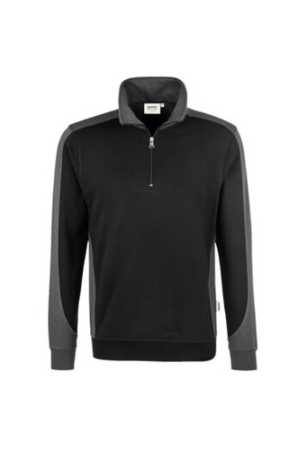 476 HAKRO Zip-Sweatshirt Contrast Mikralinar®