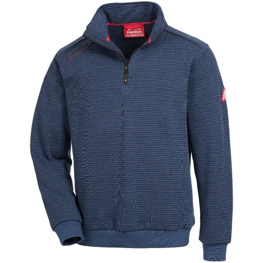 703NI_ZIP NITRAS Zip-Pullover MOTION TEX PLUS