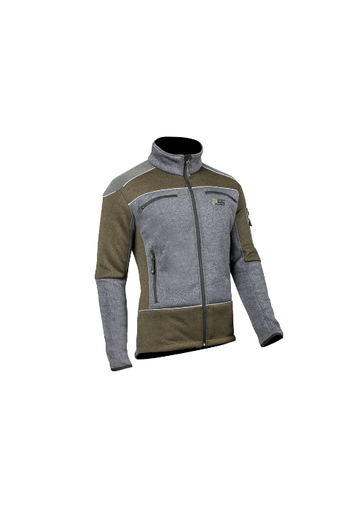 507PSS Faserstrickjacke X-Treme Arctic grau-grün
