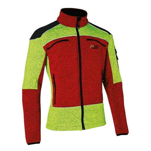 PSS Faserstrickjacke X-Treme Arctic rot-gelb
