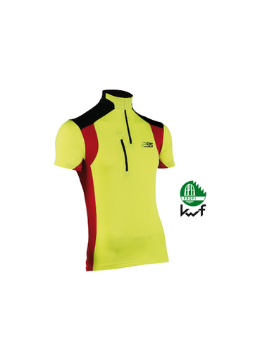 806PSS Funktionsshirt Kurzarm X-treme Skin, rot-gelb