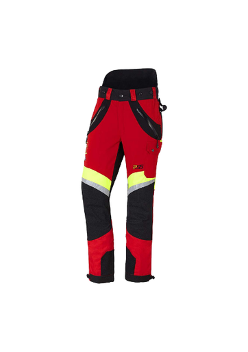 800PSS Schnittschutzhose X-treme Air  5x5 rot-gelb