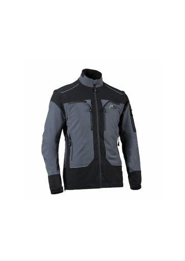 703PSS Stretchjacke X-treme Vario grau-schwarz