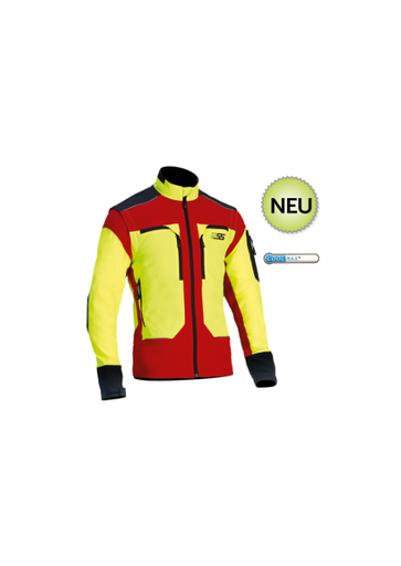 803PSS Stretchjacke X-treme Vario rot-gelb