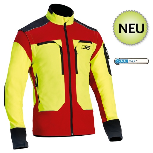 PSS Stretchjacke X-treme Vario rot-gelb - Neues Modell