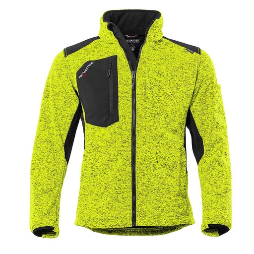 VGCA 40 Qualitex Strickfleecejacke mit Softshell & Cordura