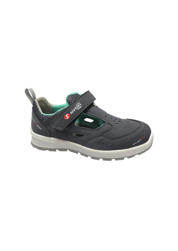 95416-01 Sixton® Damen-Sicherheitssandale Belvedere S1 grau, aqua