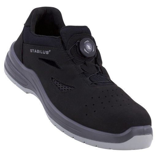 73161 Stabilus Sicherheitsschuh Jorden Black Twist Air ESD S1PL